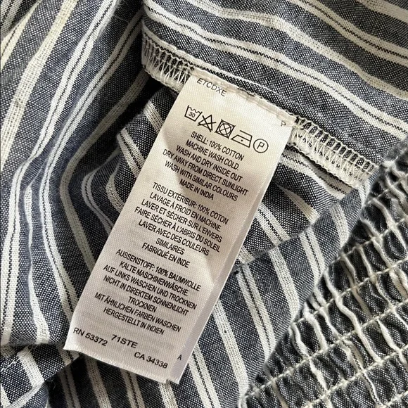 French Connection Blue and White Striped Mini Dress - Picture 13 of 13